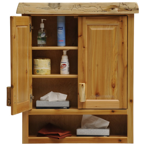 Fireside Lodge Solid Wood Wall Bathroom Wayfair